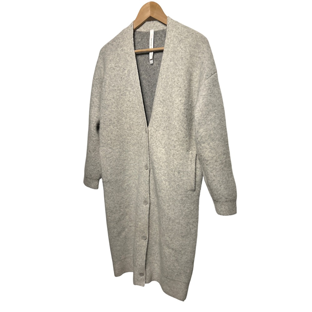 Aritzia The Group by Babaton Wool-Yak Blend Longline Cardigan Gray Size 1 (S/M)‎